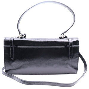 Prada Hobo Handbag Bag Black Leather Shoulder RED